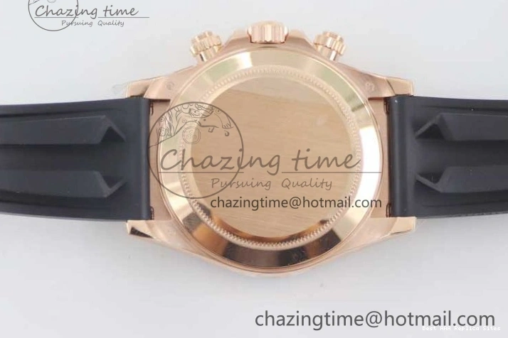 Good Copy Rolex Watches Strap TWF 904L 2416 Diamonds RG on 116515 A  Steel Best HighQuality RG Black Dial Daytona Edition Oysterflex 1:1 0114